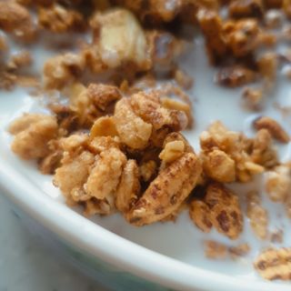 맛있게 먹어도 당 1g 대, 오!그래놀라 저당 통보리 — 4.5점을 준 리뷰어가 2025년 1월 올린 사용 사진