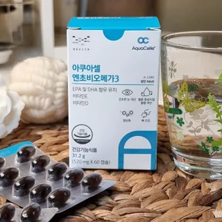 메디포스트 모비타 아쿠아셀 엔초비오메가3 60캡슐 — 5점을 준 리뷰어가 2022년 11월 올린 사용 사진
