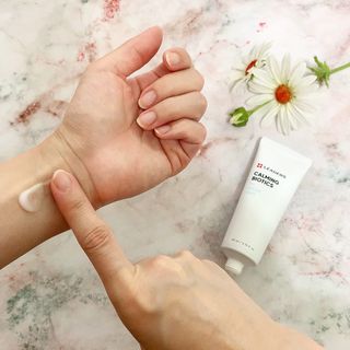 리더스코스메틱 리더스 카밍 바이오틱스 크림 마스크 — 5점을 준 리뷰어가 2021년 8월 올린 사용 사진