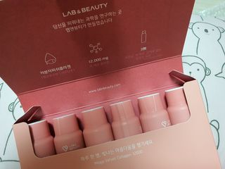 랩앤뷰티 메가 벨벳 콜라겐 12000 — 4.5점을 준 리뷰어가 2021년 6월 올린 사용 사진
