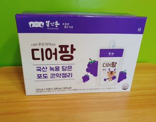 [몸엔용] 우리 아이 건강간식, 달콤한 녹용곤약젤리 디어팡 4종 — 5점을 준 리뷰어가 2021년 8월 올린 사용 사진