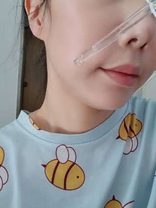 아르비엔 마일드케어 비건 시카세럼 — 5점을 준 리뷰어가 2021년 2월 올린 사용 사진