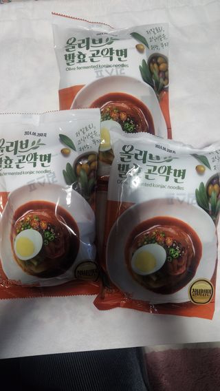 클린24시간 올리브 발효곤약면 찰비빔면 1세트-(3봉) — 5점을 준 리뷰어가 2024년 3월 올린 사용 사진