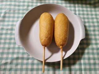 오마뎅 한우핫도그 — 5점을 준 리뷰어가 2021년 5월 올린 사용 사진