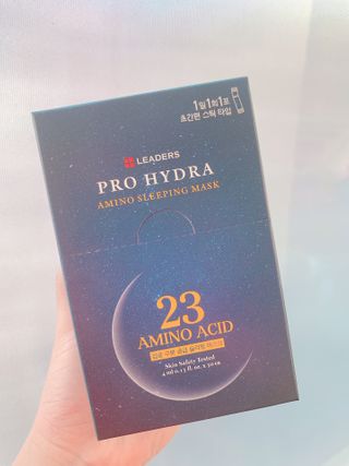 리더스코스메틱 리더스 프로 하이드라 아미노 슬리핑 마스크 — 5점을 준 리뷰어가 2021년 1월 올린 사용 사진