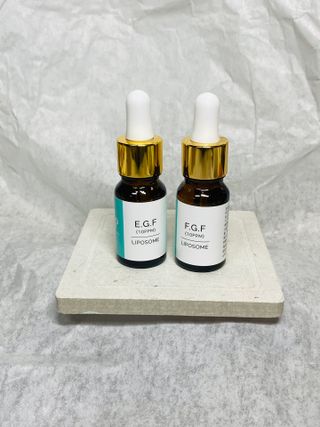 랑팡 EGF+FGF 10ppm 리포좀 앰플 원액 10ml — 4.5점을 준 리뷰어가 2021년 10월 올린 사용 사진