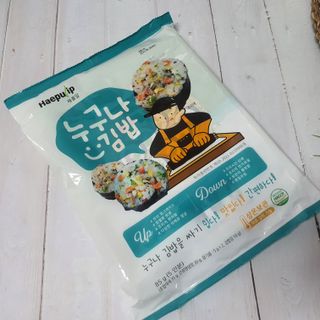 해풀잎 누구나 김밥*1ea [(혼합야채 35g *1ea,  김밥김 (5g, 5ea),  양념간장 (6g, 5ea), 참기름(5g, 2ea)] — 5점을 준 리뷰어가 2022년 10월 올린 사용 사진
