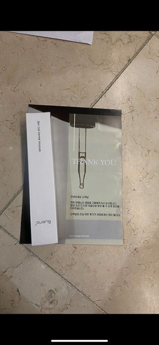 브에노 스킨셀 더마 앰플 — 5점을 준 리뷰어가 2021년 6월 올린 사용 사진