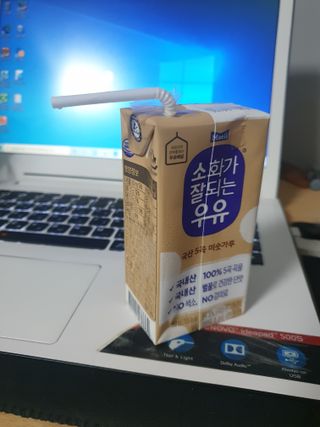 소화가 잘되는 우유 국산 5곡 미숫가루 — 5점을 준 리뷰어가 2021년 9월 올린 사용 사진