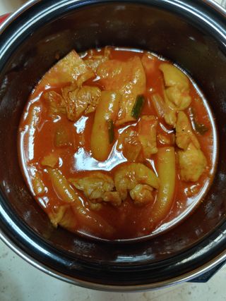 한성기업 무볼레 닭떡볶이+해물떡볶이 2종 세트 — 5점을 준 리뷰어가 2021년 9월 올린 사용 사진