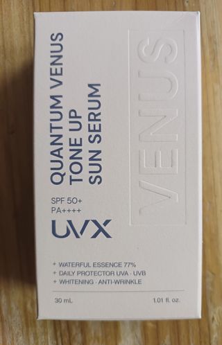 UVX 퀀텀 비너스 맑은 톤업 선세럼 — 5점을 준 리뷰어가 2024년 2월 올린 사용 사진
