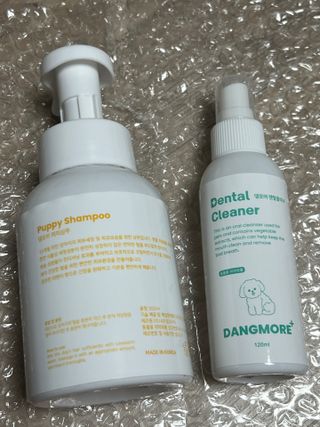 [댕모어 클리너 3종] 아이클리너 / 이어클리너 / 덴탈클리너 3종 세트 (120ml) — 5점을 준 리뷰어가 2023년 10월 올린 사용 사진