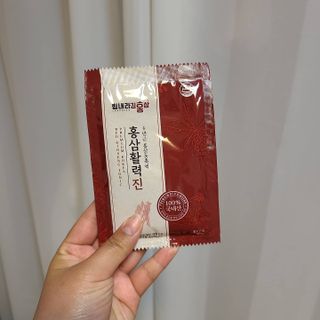 힘내라김홍삼 홍삼활력진 50ml x 5포 — 3점을 준 리뷰어가 2021년 5월 올린 사용 사진