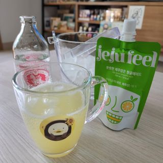 JEJUFEEL 풋풋한 제주담은 청귤에이드 — 5점을 준 리뷰어가 2022년 10월 올린 사용 사진