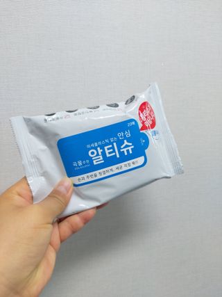 [엠메이데이] 안심 알티슈 20매 x 7 — 5점을 준 리뷰어가 2022년 1월 올린 사용 사진