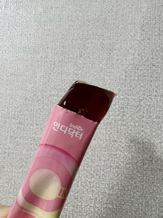 [인디닥터] 면역 생생 핑크 이뮨 젤리 — 5점을 준 리뷰어가 2022년 5월 올린 사용 사진