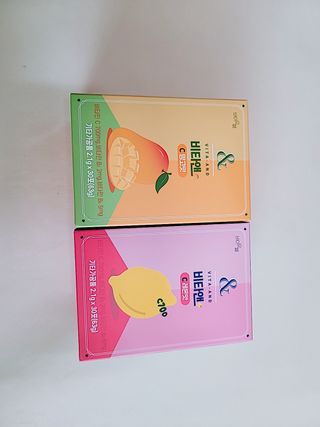 비타앤C 레몬맛, 망고맛 — 5점을 준 리뷰어가 2021년 6월 올린 사용 사진