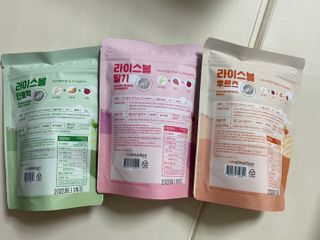 아비삭라이스볼 3종 /딸기,후르츠,단호박 — 5점을 준 리뷰어가 2021년 7월 올린 사용 사진