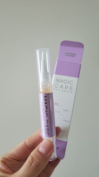 뷰젤 매직케어 네일솔루션 손발톱 보습 영양제 펜슬타입 5ml — 5점을 준 리뷰어가 2022년 4월 올린 사용 사진