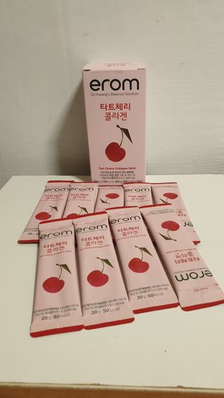 이롬 erom 타트체리 콜라겐 — 5점을 준 리뷰어가 2021년 3월 올린 사용 사진