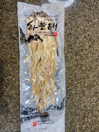 [오늘바스켓] 용대리 손질하늘태 130g — 5점을 준 리뷰어가 2021년 5월 올린 사용 사진