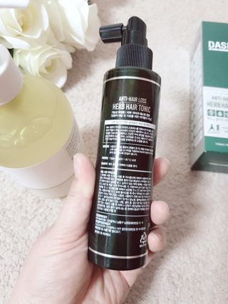 다슈코리아 다슈 데일리 안티 헤어로스 허브 헤어토닉 150ml — 5점을 준 리뷰어가 2021년 1월 올린 사용 사진