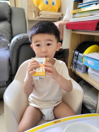 메디웰 페디아드링크 미니 바나나맛 — 5점을 준 리뷰어가 2022년 9월 올린 사용 사진