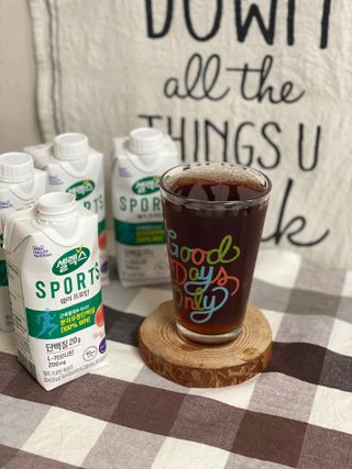 셀렉스스포츠 셀렉스 스포츠 웨이 프로틴 복숭아_ 330ml x 12팩 — 5점을 준 리뷰어가 2021년 4월 올린 사용 사진
