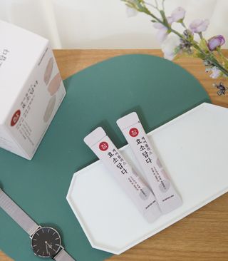 FREE [경남제약헬스케어] 런칭기념 케어플러스 참효소답다 3g x 30포/곡물효소&콤부차 — 5점을 준 리뷰어가 2023년 10월 올린 사용 사진