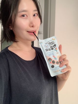 국민바이오 약콩두유 — 5점을 준 리뷰어가 2022년 5월 올린 사용 사진