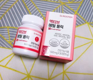 [닥터루템] 액티브 메틸 폴릭 800 4세대 활성형 엽산 1box (1개월분) — 5점을 준 리뷰어가 2023년 1월 올린 사용 사진