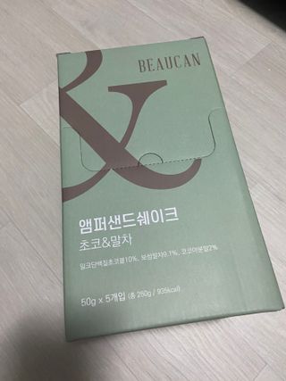 [뷰캔] 건강한 식사대용 앰퍼샌드 단백질 쉐이크 초코&말차 50g — 5점을 준 리뷰어가 2022년 6월 올린 사용 사진