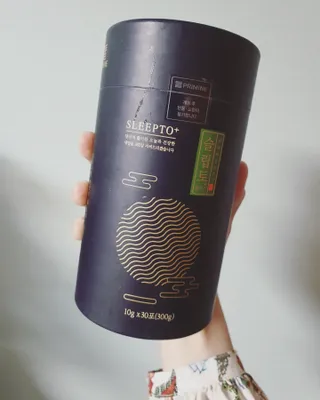 프리마인 자체 기업부설 연구소에서 찾아낸 건강한 수면의 비밀.  슬립토 플러스 30포 — 2점을 준 리뷰어가 2022년 5월 올린 사용 사진