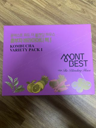 [몽베스트] 위드더 블랜딩 하우스 콤부차 _ 버라이어티팩 — 5점을 준 리뷰어가 2024년 2월 올린 사용 사진