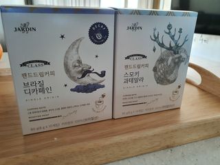 (주)쟈뎅 쟈뎅 클래스 핸드 드립 커피 10P 2종_디카페인 1종+랜덤 플레이버 1종 — 5점을 준 리뷰어가 2021년 4월 올린 사용 사진