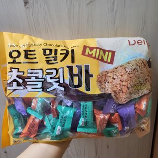 델리스 오트 밀키 초콜릿 바 — 5점을 준 리뷰어가 2023년 1월 올린 사용 사진