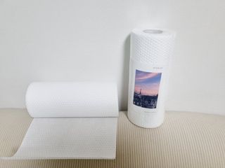 부직포나라 중금속유해물질ZERO 뜯어쓰는 주방 일회용수세미 60매 2매 — 1점을 준 리뷰어가 2022년 9월 올린 사용 사진