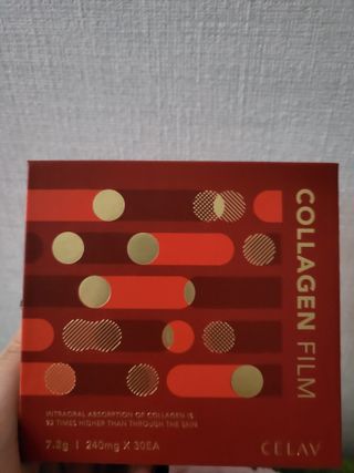 프리마인 귀족의 콜라겐, 92배 흡수율. 럭셔리 프리미엄 셀라브 콜라겐필름 30매 — 4점을 준 리뷰어가 2021년 9월 올린 사용 사진