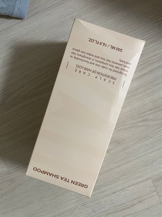 프리마인 더이상 뻣뻣하고 효과없는 탈모샴푸는 NO. 근본부터 케어하는 셀베이스 그린티샴푸(500ml) — 5점을 준 리뷰어가 2023년 4월 올린 사용 사진