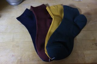 [사이즈가 있는 양말 필로이] 남/여 골지 발목 양말 4족 세트 남【S, M, L, XL】여【S, M, L】_컬러 랜덤 — 5점을 준 리뷰어가 2022년 6월 올린 사용 사진