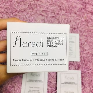 플레라디 에델바이스 인리치드 머랭 크림 — 5점을 준 리뷰어가 2021년 7월 올린 사용 사진