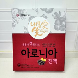 서울약사신협_내몸애생발란스아로니아_70ml x 30포 — 5점을 준 리뷰어가 2021년 7월 올린 사용 사진