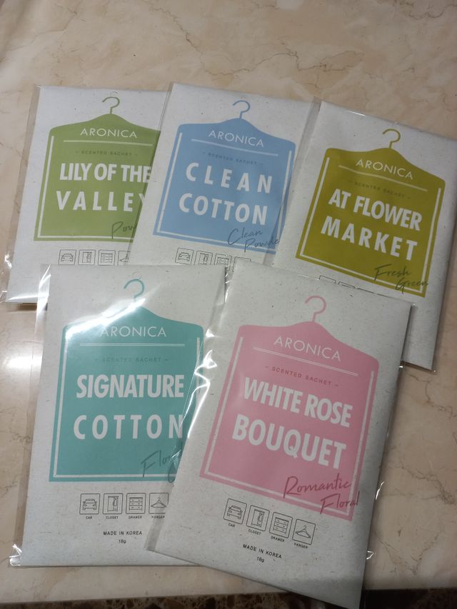 아로니카 센티드 샤쉐 5P SET (18g*5) 리뷰 사진