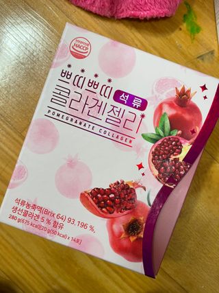헬스업_쁘띠쁘띠석류콜라겐젤리_20g x 14포 — 5점을 준 리뷰어가 2021년 2월 올린 사용 사진
