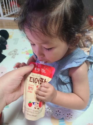 [몸엔용] 우리 아이 건강간식, 달콤한 녹용곤약젤리 디어팡 4종 — 4점을 준 리뷰어가 2021년 8월 올린 사용 사진