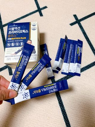 메이준뉴트리 더블액션 프리바이오틱스 플러스+ — 5점을 준 리뷰어가 2021년 5월 올린 사용 사진