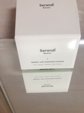 세렌디뷰티 퍼펙트 에어리 래디언스 쿠션 — 4점을 준 리뷰어가 2022년 1월 올린 사용 사진