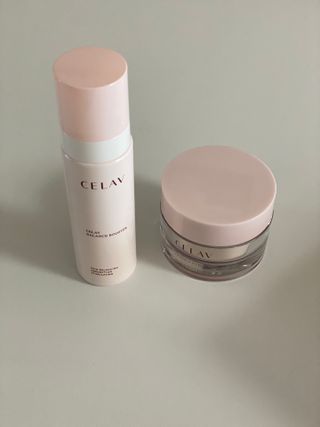 프리마인 바르기만 하면 철벽 스킨케어+24시간 마스크팩 효과. 셀라브 리제너레이팅 시스템 부스터+크림 세트 — 5점을 준 리뷰어가 2023년 7월 올린 사용 사진