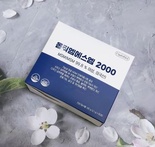 바른비타민 옵티엠에스엠2000 1박스 60포 관절 연골 복합건강기능식품 — 5점을 준 리뷰어가 2021년 6월 올린 사용 사진