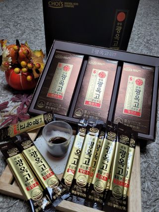 [광동제약] 광옥고 홍삼 본 밸런스 1박스 30포 — 5점을 준 리뷰어가 2021년 9월 올린 사용 사진